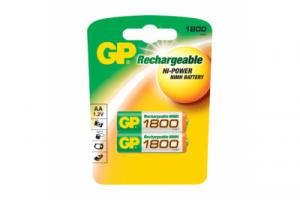 AA 1700mAh GP Ni-Mh 2/card