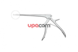 Костный выкусыватель по KERRISON, разборный, дистальное лезвие неподвижно, режущий вверх внакладку на 90°, размер 3 мм, рабочая длина 17 см
